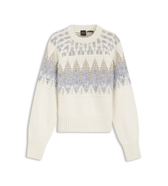 BOSS Farombo tr�ja off-white