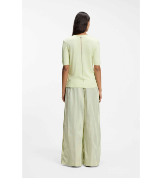 BOSS Zielony sweter Fiaffu