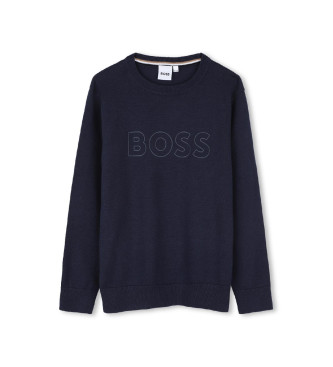 BOSS Sweter marki navy