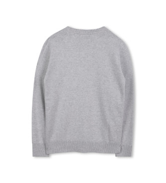 BOSS Sweter marki szary