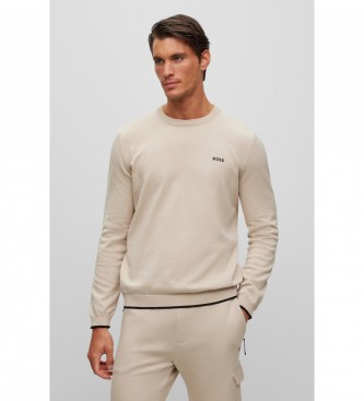 BOSS Rallo Pullover beige