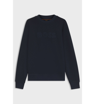 BOSS Jersey We Logo marine