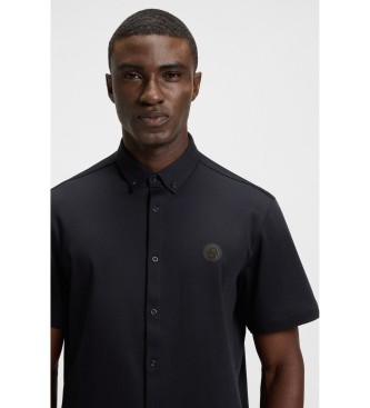 BOSS Camicia blu navy Motion
