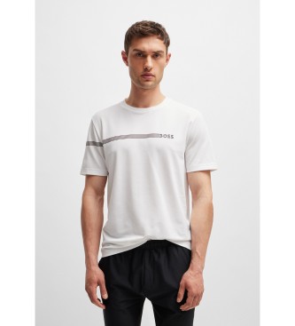 BOSS T-shirt  rayures blanches et logo