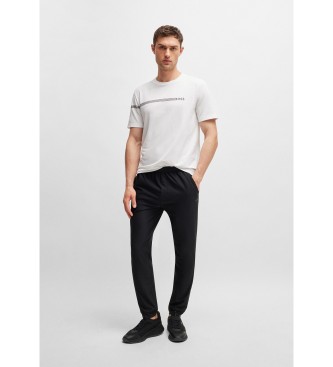 BOSS T-shirt  rayures blanches et logo