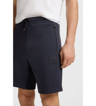 BOSS Headlo Rib navy shorts