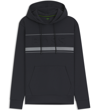 BOSS Sweatshirt with navy striped details