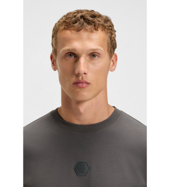 BOSS Camiseta Double B gris