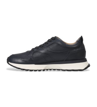 BOSS Sneakers Jonah in pelle blu navy