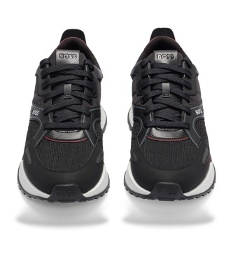 BOSS Trainers Jonah Runn zwart