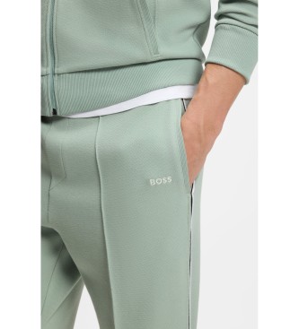 BOSS Tr�ningsbukser Straight Fit gr�n