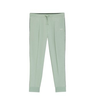 BOSS Tr�ningsbukser Straight Fit gr�n
