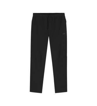 BOSS Trainingsbroek regular fit met reflecterende details zwart