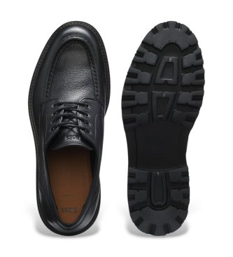BOSS Julyo Derb-Schuhe aus Leder, schwarz