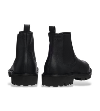 BOSS Julyo Cheb Leather Ankle Boots preto