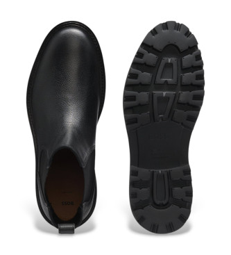 BOSS Julyo Cheb Leather Ankle Boots preto