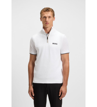 BOSS Colete polo colete Birdie branco