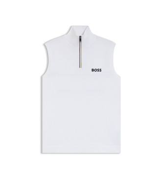 BOSS Colete polo colete Birdie branco