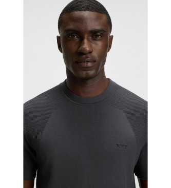BOSS T-shirt Momentum Lite cinzento escuro
