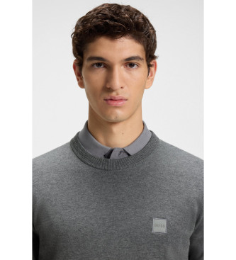 BOSS Szary sweter Kanovano