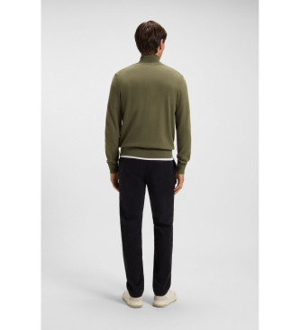 BOSS Sudadera Kanozip verde