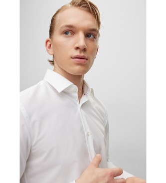 HUGO Koszula Kenno Slim Fit biała