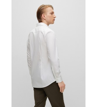 HUGO Koszula Kenno Slim Fit biała