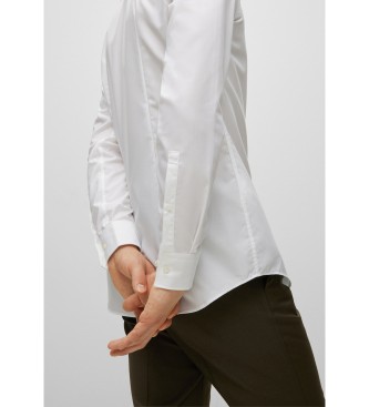 HUGO Koszula Kenno Slim Fit biała