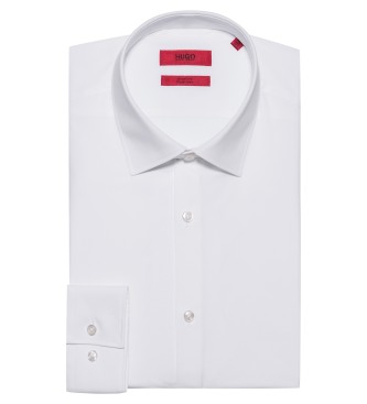 HUGO Koszula Kenno Slim Fit biała