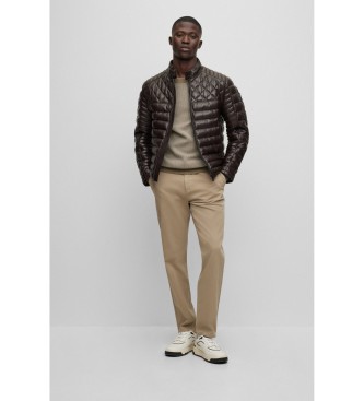 BOSS Pull classique vert