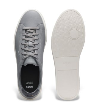 BOSS Sneakers in pelle Kieran Tenn grigio