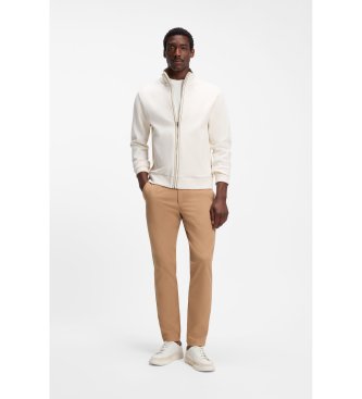 BOSS Kieran Tenn white leather sneakers
