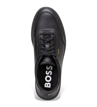 BOSS Kieran leather shoes black