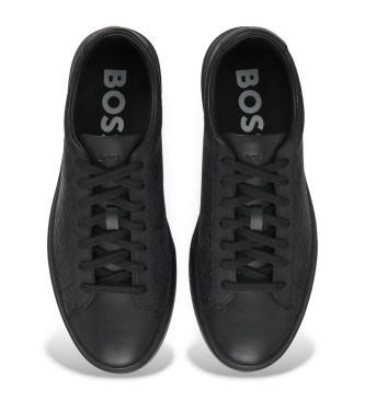 BOSS Sneakers in pelle nera Kieran