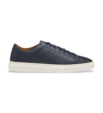 BOSS Sneakers in pelle blu navy Kieran