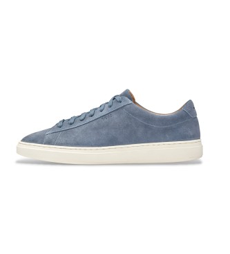 BOSS Kieran - Baskets en cuir bleu