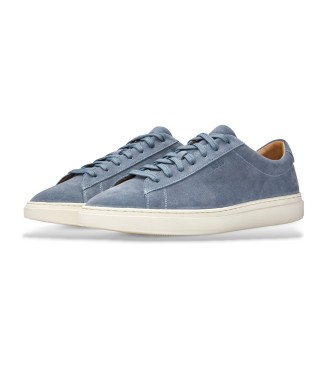 BOSS Kieran - Baskets en cuir bleu