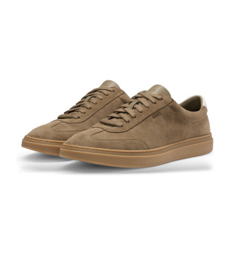BOSS Sneakers in pelle marrone Kieran