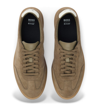 BOSS Sneakers in pelle marrone Kieran