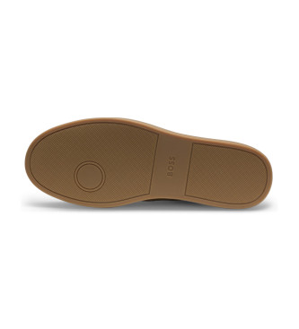 BOSS Sneakers in pelle marrone Kieran