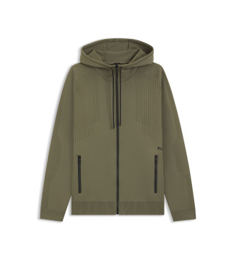 BOSS Jakna z zelenimi črtami