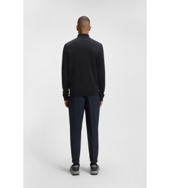 BOSS Strickjacke mit Monogramm Double B navy