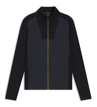 BOSS Strickjacke mit Monogramm Double B navy