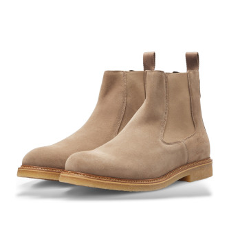 BOSS Botines de Piel Kope beige