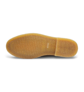 BOSS Beige Kope Lederschuhe