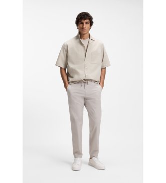 BOSS Camisa Lapisy cinza claro
