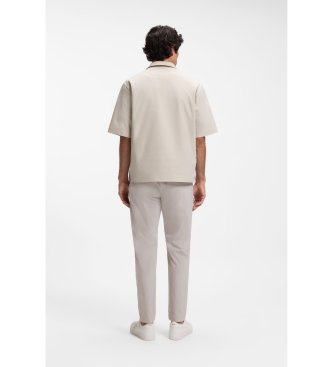 BOSS Camisa Lapisy cinza claro