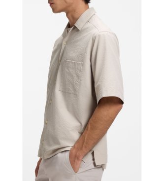 BOSS Camisa Lapisy cinza claro