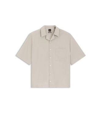 BOSS Camisa Lapisy cinza claro