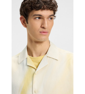 BOSS Lapisy shirt yellow